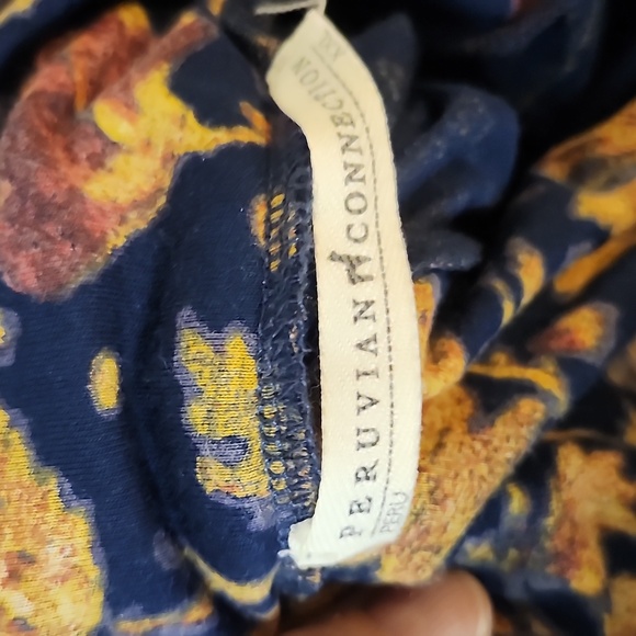 Peruvian Connection Midi Dress Pima Cotton Modal XXL - Picture 6 of 9